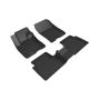 3D MAXpider L1FR14301509 21-24 Ford Bronco Sport Kagu 1st / 2nd Row Floormats - Black