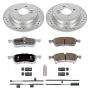PowerStop K5726-26 Z26 Street Performance Ceramic Brake Pad and Drilled & Slotted Rotor Kit