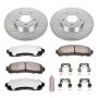 PowerStop K1930-36 Z36 Truck and SUV Carbon-Fiber Ceramic Brake Pad and Drilled & Slotted Rotor Kit
