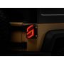 Raxiom J173719 07-18 Jeep Wrangler JK Axial Series Trident LED Tail Lights- Blk Housing (Clear Lens)