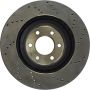 StopTech 92-02 Dodge Viper Drilled Front Right Cryo Rotor