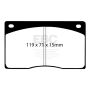 EBC Brakes DP3262C Redstuff Ceramic Low Dust Brake Pads