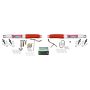Skyjacker 7213 DUAL STAB KT WHITE W/RED BO