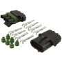 ALLSTAR PERFORMANCE ALL76267 3-Wire Weather Pack Connector Kit