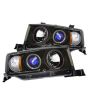 SPYDER 5011893 Projector Headlights - LED Halo - Black