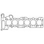 Cometic Gasket C4351-080 BMW M54B22 .080in MLS Cylinder Head Gasket - 81mm Bore