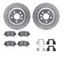 Dynamic Friction 7612-27038 Rotor Kit