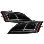 SPYDER 5087621 Projector Headlights - Sequential Signal - Black