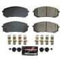 PowerStop Z23-2302 PowerStop - Z23 Daily Driver Carbon-Fiber Ceramic Brake Pads with Hardware Kit