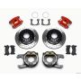 Wilwood 140-12213-DR D154 P/S P-B Kit Drilled-Red Big Ford 2.36in Offset