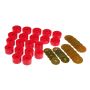 Prothane 85-89 Mitsubishi Montero Body Mount Kit - Red