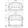 Stoptech 305.03250 Street Select Brake Pads - Front
