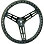 LONGACRE LON52-56838 Steering Wheel 15in Dished Drilled Black