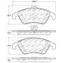 Stoptech 309.13420 Performance Brake Pads