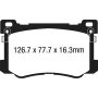 EBC Brakes DP33048C Redstuff Ceramic Low Dust Brake Pads