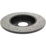 Stoptech 127.33097R Slotted & Drilled Sport Brake Rotor