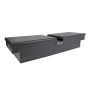 Dee Zee DZ8370SB Deezee Universal Tool Box - Hardware Crossover - Double Lid Black