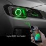 XKGLOW XK042008-100 XK Glow 2x100mm - RGB Switchback Halo Million Color XKCHROME Smartphone App Controlled Kit