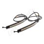Letric Lighting Flexible White Running Amber Switchback Turn Signal Strips