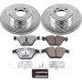 PowerStop K7163-26 Z26 Street Performance Ceramic Brake Pad and Drilled & Slotted Rotor Kit