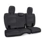 PRP 2018+ Jeep Wrangler JL/2 door Rear Bench Cover - Black with Red Stitching