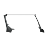 Road Armor 518LMP1B 18-20 Jeep Wrangler JL Stealth A-Pillar Light Mounts 51.5in w/Lower Mount - Tex Blk