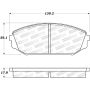 Stoptech 308.07930 Street Brake Pads