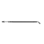 Goodridge HD1045-1CC-BK78 78in Universal Clutch Line w/SS Fittings & Blk Hose - 45 Deg Banjo w/Straight 7/16 UNF