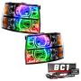Oracle Lighting 8189-335 2007-2013 Chevrolet Silverado LED Square Style Halo Headlights - (Black Housing)