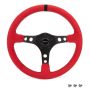GRANT GRT8515 Ultrasuede Steering Wheel Race Red