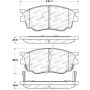 Stoptech 308.07550 Street Brake Pads