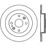 StopTech Power Slot 94-97/99-05 Mazda Miata (01-05 Normal Suspension Only) SportStop Cryo Slotted R