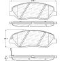 Stoptech 308.12020 Street Brake Pads