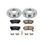 PowerStop KOE4919 OE Stock Replacement Low-Dust Ceramic Brake Pad and Rotor Kit