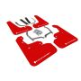 Rally Armor MF45-UR-RD/WH Red Mud Flap/White Logo