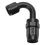 Russell Performance -12 AN Black 120 Degree Full Flow Swivel Hose End