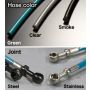Project Mu Mitsubishi Lancer Evo CT9A Green Brake Lines