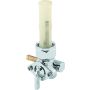 Bikers Choice 489716 Chrome 22MM Petcock With Screen Left Outlet Custom Universal