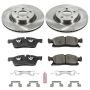 PowerStop KOE5529 OE Stock Replacement Low-Dust Ceramic Brake Pad and Rotor Kit