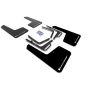 Rally Armor MF53-UR-BLK/WH Black Mud Flap/White Logo