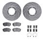 Dynamic Friction 7512-76072 Rotor Kit
