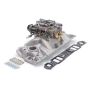Edelbrock Manifold And Carb Kit Performer Eps Small Block Chevrolet 1957-1986 Natural Finish