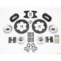 Wilwood 140-1013-BD Forged Dynalite Front Drag Kit Drilled Rotor 71-80 Pinto/Mustang II Disc & Drum