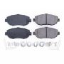 PowerStop 17-619 PowerStop - Z17 Low-Dust Ceramic Brake Pads with Hardware