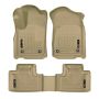 Husky Liners 16 Dodge Durango/Jeep Grand Cherokee Weatherbeater Tan Front & 2nd Seat Floor Liners