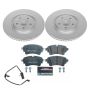 PowerStop ESK7431 Genuine Geomet Coated Rotors, ECE-R90 Brake Pads + Hardware Kit