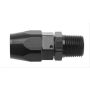 Fragola -8AN Straight Hose End x 1/2 NPT - Black