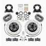 Wilwood 140-13476-D Forged Dynalite-M Front Kit 11.30in 1 PC Rotor&Hub-Drill 65-69 Mustang Disc & Drum Spindle