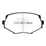EBC Brakes DP31002C Redstuff Ceramic Low Dust Brake Pads