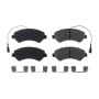 PowerStop 17-1540A PowerStop - Z17 Low-Dust Ceramic Brake Pads with Hardware